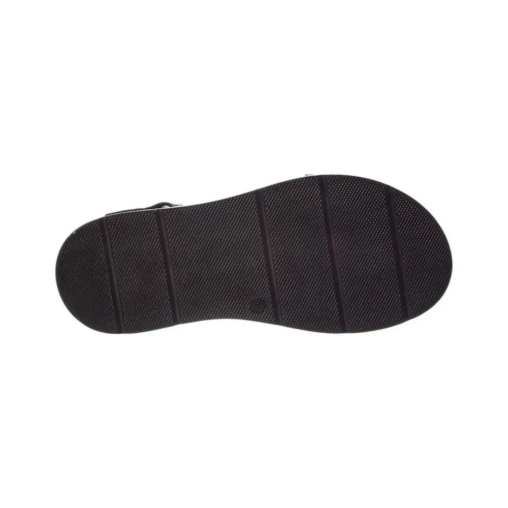 La Canadienne Axis Leather Platform Sandal, Black